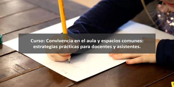 Curso: Convivencia en el aula y espacios comunes: estrategias prácticas para docentes y asistentes.